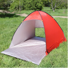 Намет пляжний з автоматичним розкладанням Stripe 150*110 см червоний