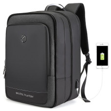 Стильний рюкзак Arctic Hunter зі збільшенням обсягу до 41л. (B00227L) Black