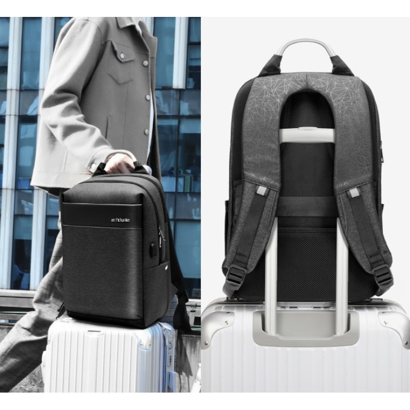 Городской рюкзак Arctic Hunter для ноутбука 17.3" (B00218L) Темно-серый