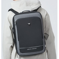 Стильний рюкзак Arctic Hunter з відділенням для ноутбука 15 - 17" (B00227) Grey