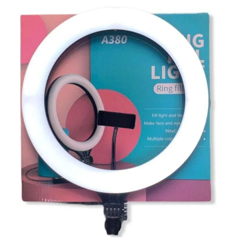 Велика кільцева LED лампа 40 см Ring Lite A380