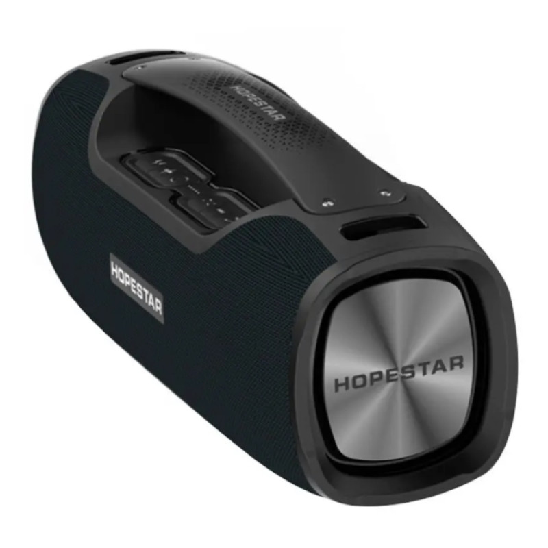 Портативна блютуз колонка Hopestar A6 PRO з мікрофоном PRO 55W Чорна bluetooth бездротова акустика
