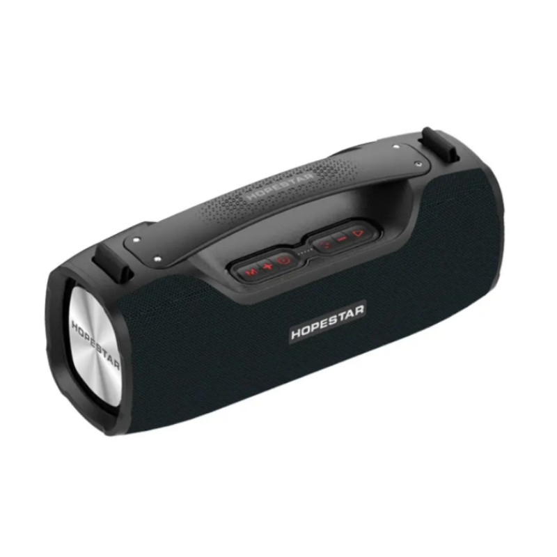 Портативна блютуз колонка Hopestar A6 PRO з мікрофоном PRO 55W Чорна bluetooth бездротова акустика