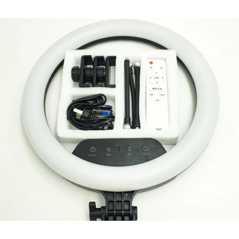 Кільцева LED лампа Ring Light 36 см зі штативом та пультом (LS-360)