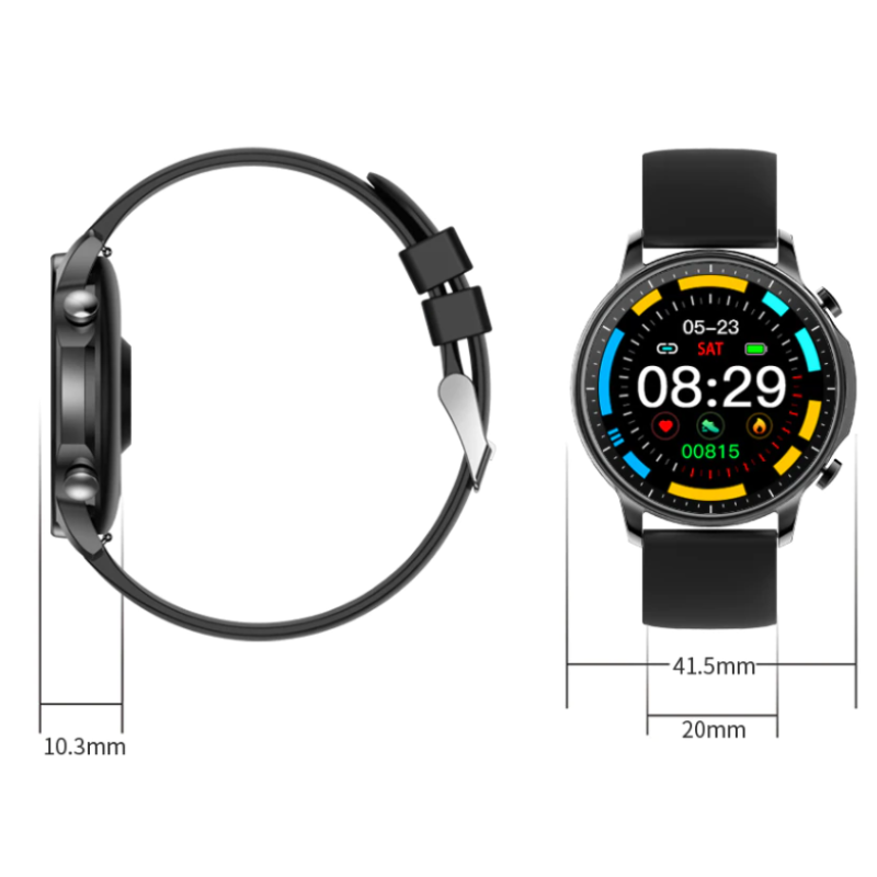 Смарт-годинник Colmi V23 PRO | розумний годинник з пульсометром (Black)