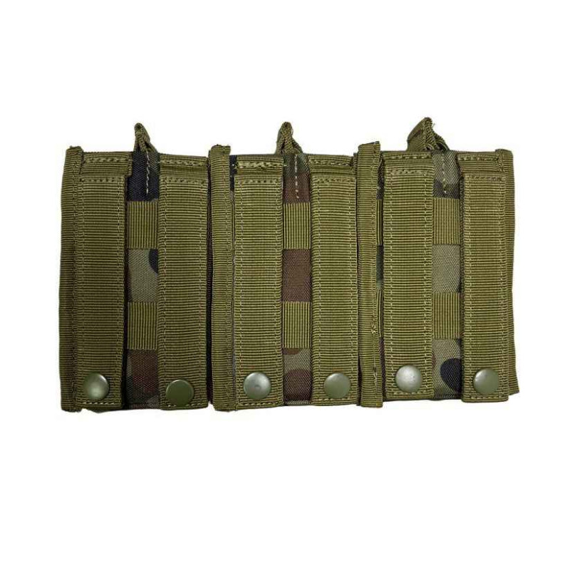 Підсумок тактичний для трьох магазинів АК, AR15, РПК Oxford 800D (Хакі)