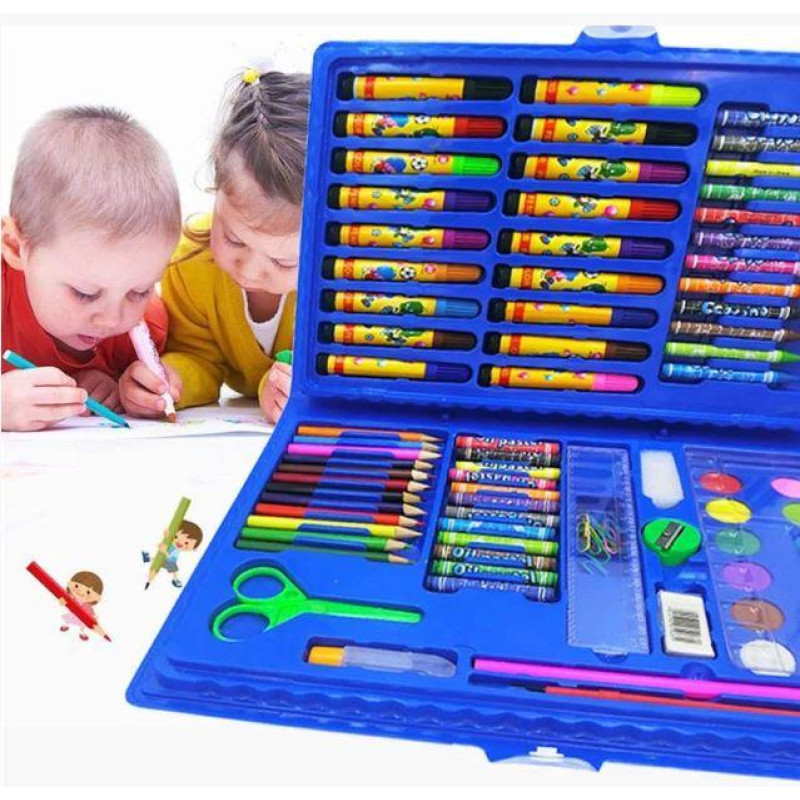 Набір для малювання та дитячої творчості Easy Paint Art Set 86 предметів у футлярі