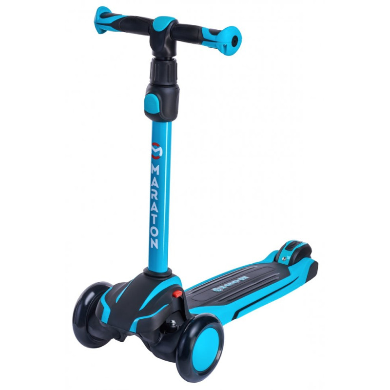 Дитячий триколісний самокат Maraton Global зі швидким складанням (Blue)
