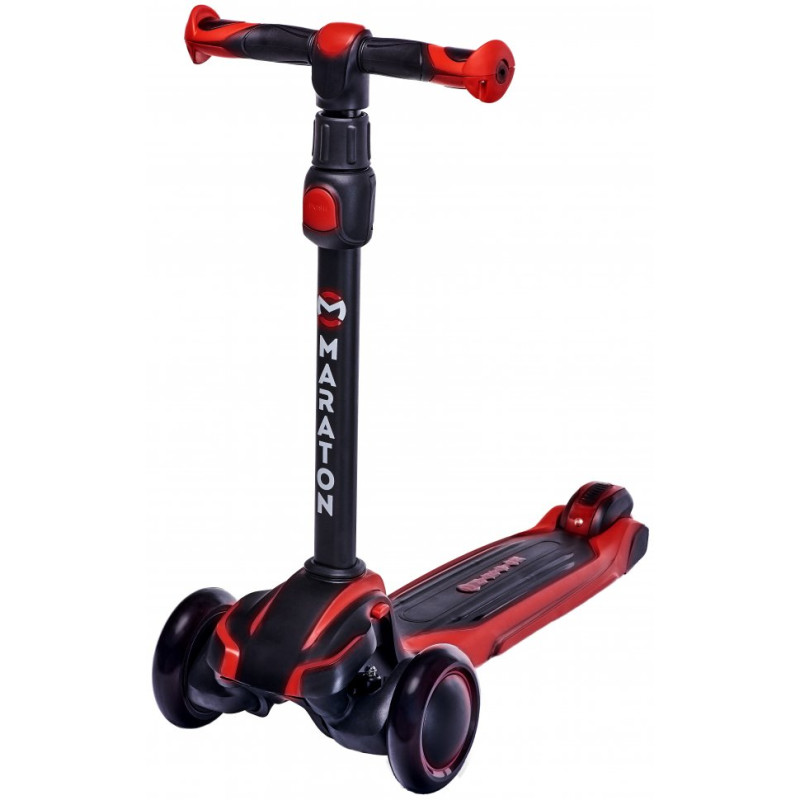 Дитячий триколісний самокат Maraton Flex Max зі швидким складанням (Red) Дитячий триколісний самокат Maraton Flex Max зі швидким складанням (Red)