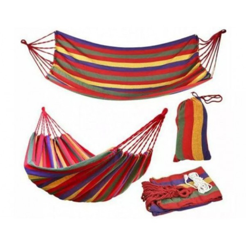 Гамак підвісний для відпочинку тканинний Mexikan Hammock (M1253)