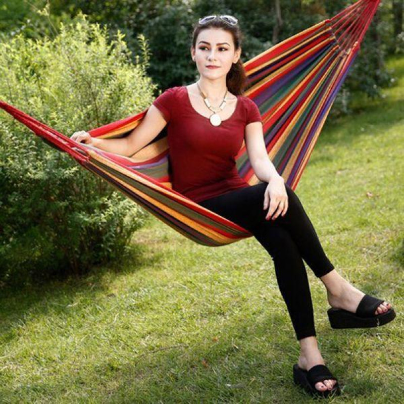 Гамак підвісний для відпочинку тканинний Mexikan Hammock (M1253)