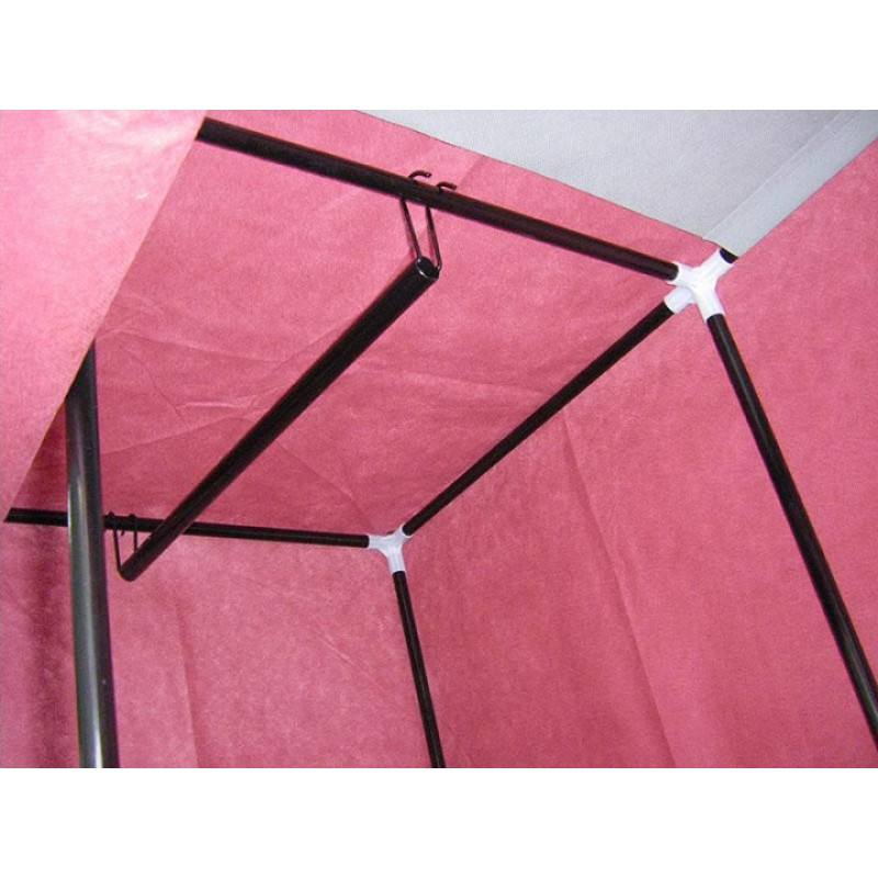 Портативний шафа-органайзер Hanging Clothes на 2 секції 105x45x170 (Бордовий)