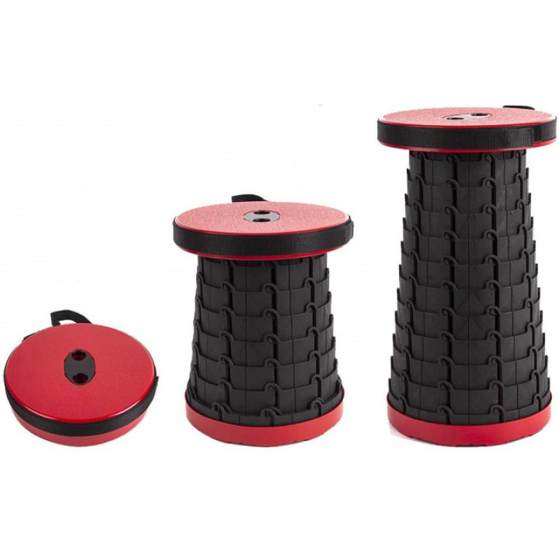 Табурет складаний похідний Telescopic Stool стілець для кемпінгу телескопічний