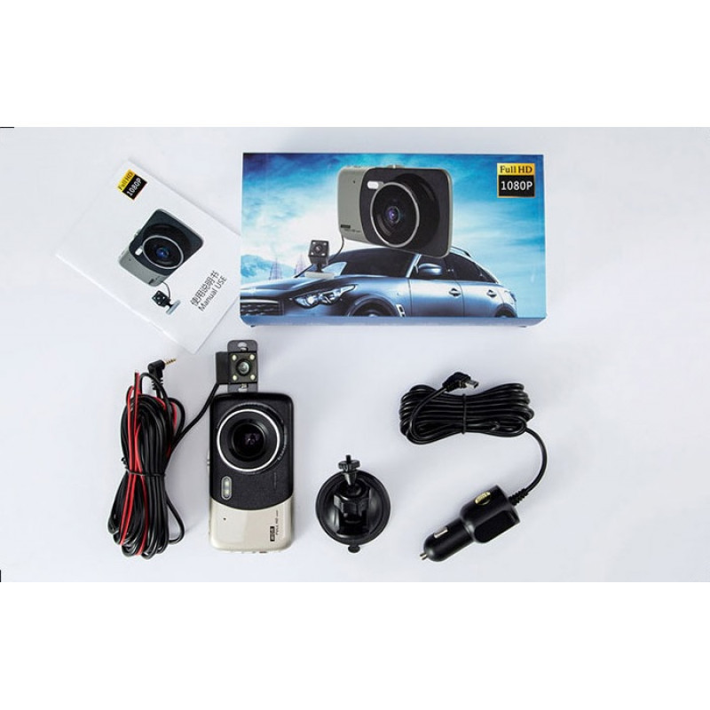 Автомобільний відеореєстратор DVR D503S 2 камери та сенсорний екран автореєстратор A18
