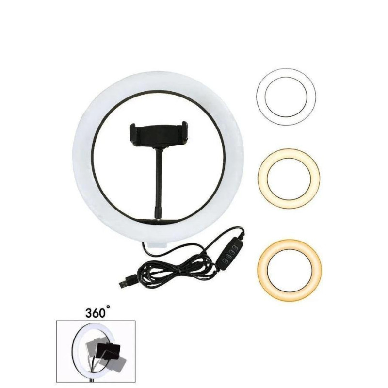 Кільцева LED лампа 33 см. + Штатив та кріплення для телефону Ring Lite S31 Набір блогера