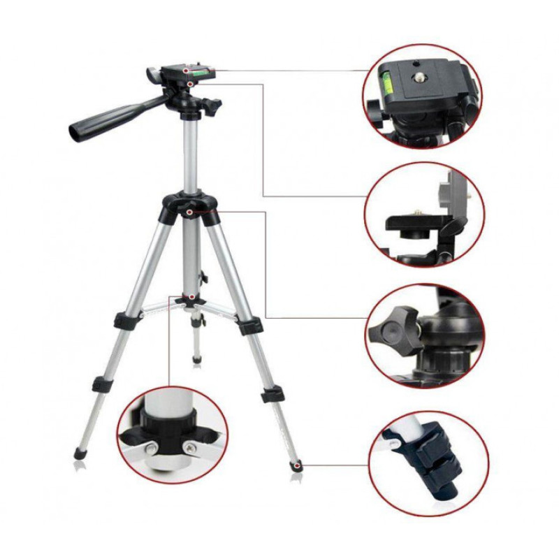 Штатив трипод для смартфонів Tefeng портативний tripod для фотоапарата та телефону TF-3110