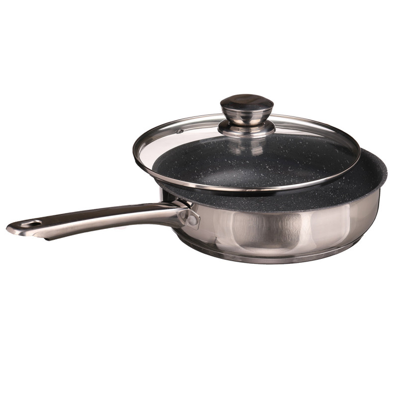 Стальной набор посуды 10 предметов Styleberg 2184 с антипригарным покрытием