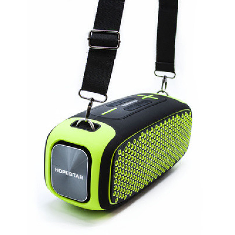 Великий портативний блютуз колонка HOPESTAR A30 | 55W бездротова акустична bluetooth система (Зелена)