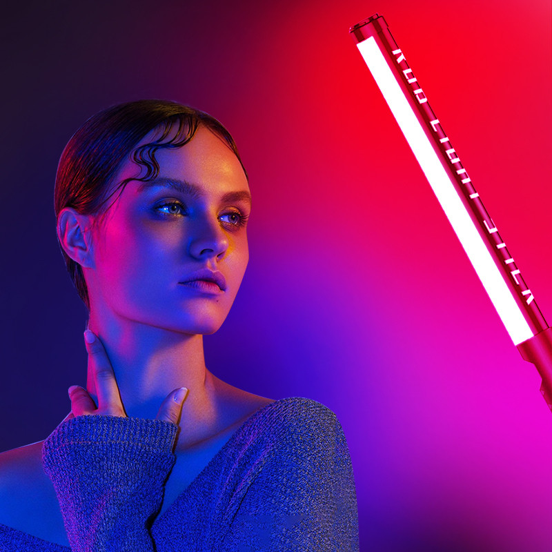 Лампа меч Led Stick Lamp RGB різнокольорова лампа-жезл для блогерів селфі стик з пультом