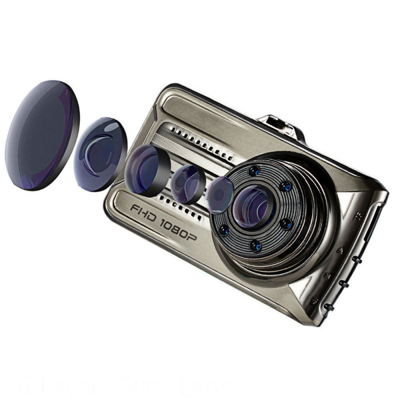 Автомобільний відеореєстратор DVR H37 Full HD 3" LCD 4 із сенсорним екраном