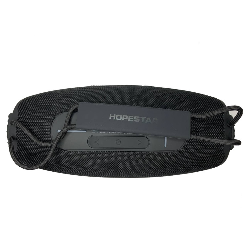 Велика портативна блютуз колонка HOPESTAR H51 бездротова акустична bluetooth система (Чорна)
