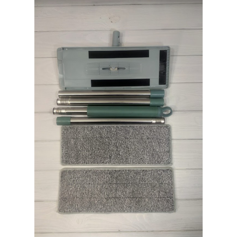 Комплект швабра з відром Clean Pro Mop із системою авто-віджиму для швидкого прибирання CM-1211 Blue Комплект швабра з відром Clean Pro Mop із системою авто-віджиму для швидкого прибирання CM-1211 Blue