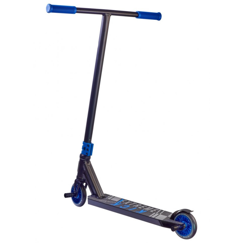 Трюковый самокат Dexter HIC с прочной рамой и пегами (Синий)