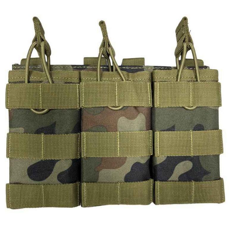 Підсумок тактичний для трьох магазинів АК, AR15, РПК Oxford 800D (Хакі)