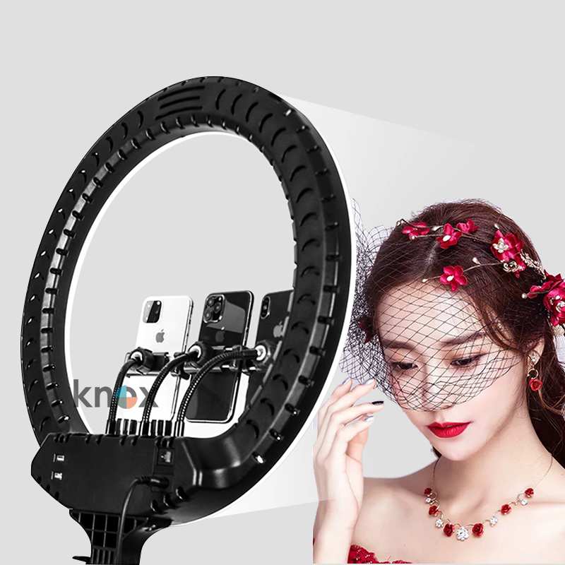 Кільцева LED лампа Ring Light 45 см + штатив та дистанційним пультом (RL-18)