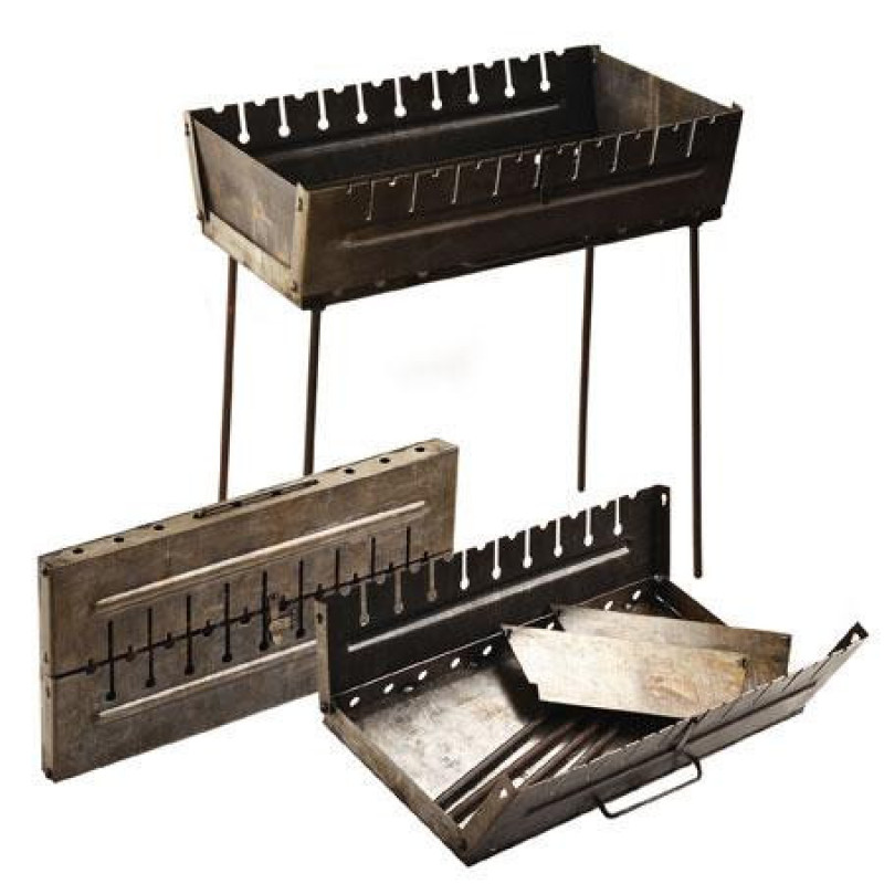 Розкладний мангал - валіза Easy Camping на 10 шампурів