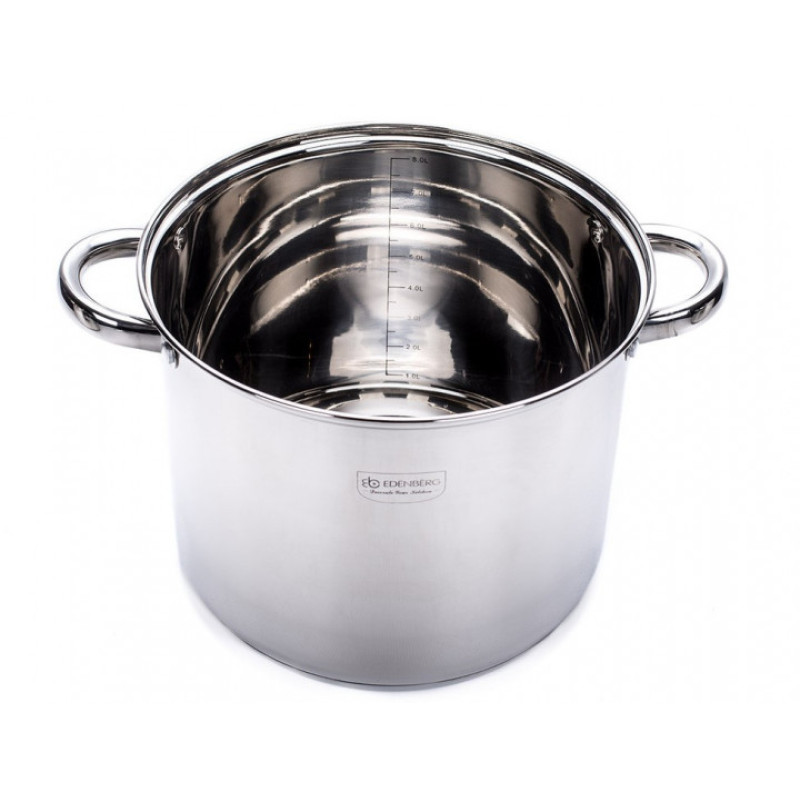 Уникальный набор кастрюль из нержавеющей стали Edenberg EB-525 6 предметов с 3-слойным дном Уникальный набор кастрюль из нержавеющей стали Edenberg EB-525 6 предметов с 3-слойным дном