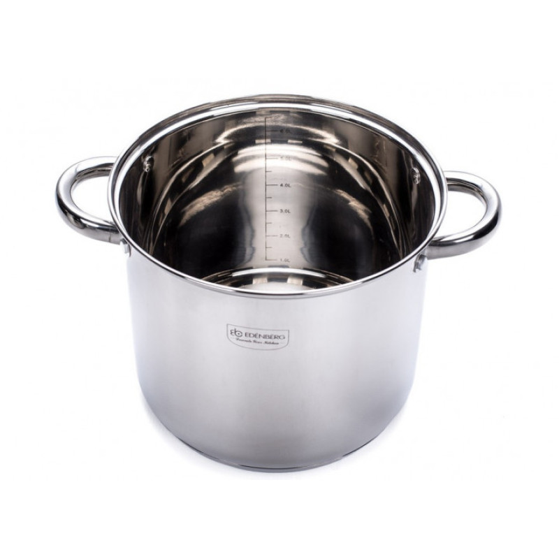 Уникальный набор кастрюль из нержавеющей стали Edenberg EB-525 6 предметов с 3-слойным дном Уникальный набор кастрюль из нержавеющей стали Edenberg EB-525 6 предметов с 3-слойным дном
