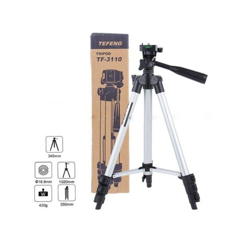 Штатив трипод для смартфонів Tefeng портативний tripod для фотоапарата та телефону TF-3110