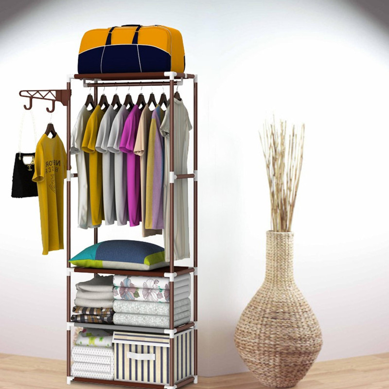 Вішалка для підлоги - стійка для одягу New Boxy Coat Rack з гачками і полицями