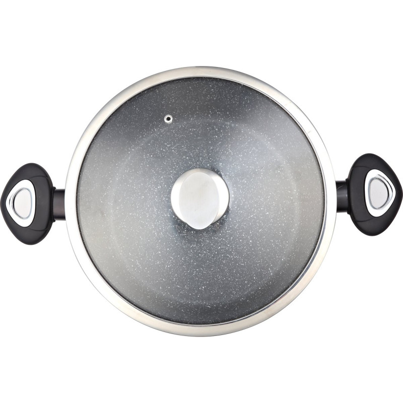 Унікальний набір посуду з нержавіючої сталі з мармуровим покриттям Edenberg EB 5611 15 предметів