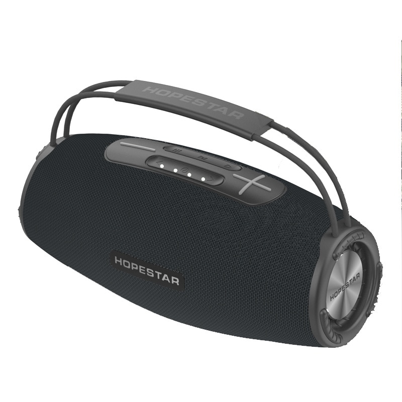 Велика портативна блютуз колонка HOPESTAR H51 бездротова акустична bluetooth система (Чорна)