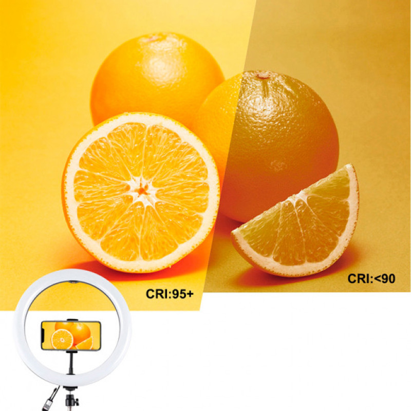 Кільцева LED лампа 30 см + штатив та кріплення для телефону Ring Light CXB-300 набір блогера