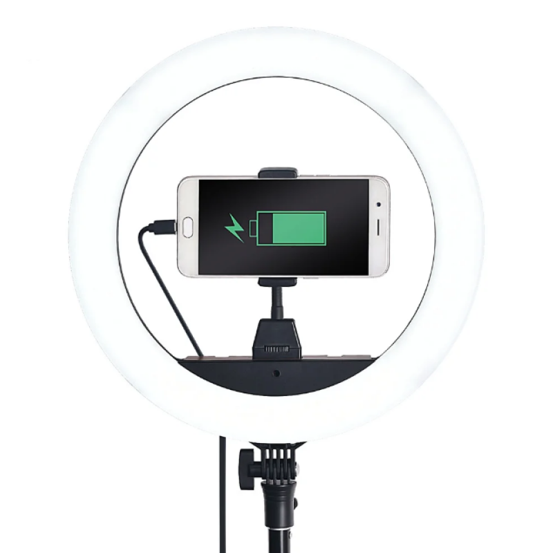 Кільцева LED лампа Ring Light 35 см + Штатив 2м. (ZB-R14) набір блогера