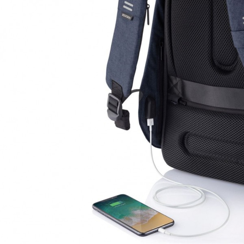 Рюкзак для ноутбука Bobby Hero Small Navy Blue (P705.705) с защитой от краж