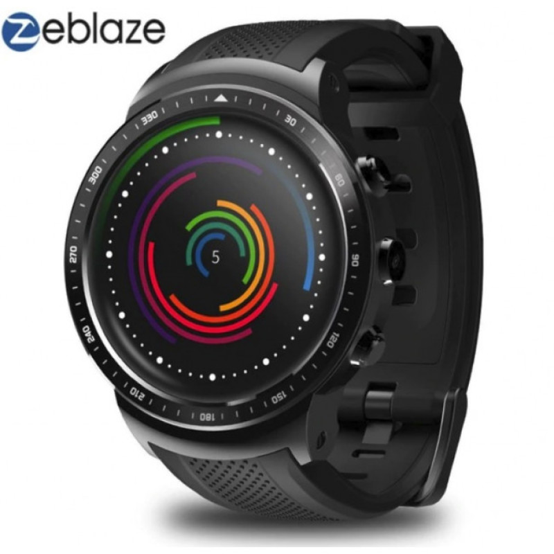 Сталевий смарт-годинник Zeblaze Thor PRO з модулем GPS та WI-FI