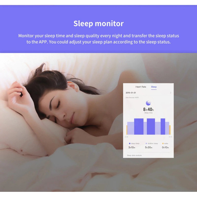 Стильний смарт-годинник KingWear KW20 із виміром тиску та пульсу