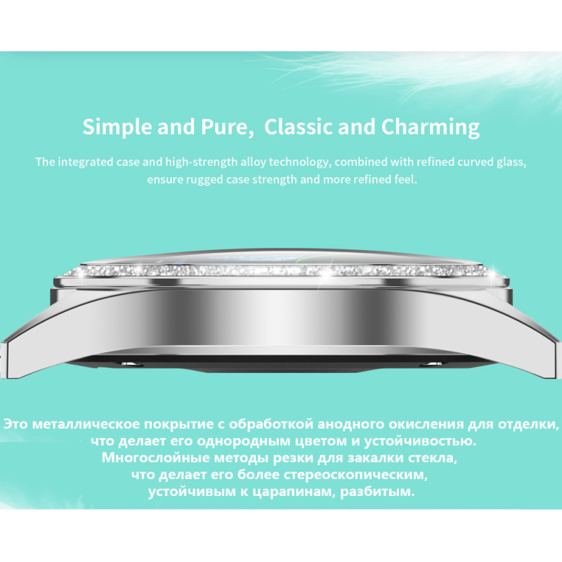 Смарт-годинник KingWear KW20 Silver з міцним корпусом та сенсорним екраном