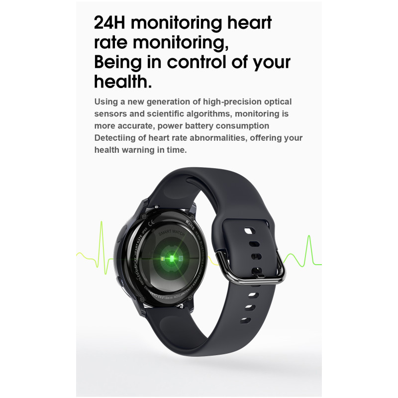 Розумний годинник Lemfo SG2 Amoled з вимірюванням тиску та ЕКГ