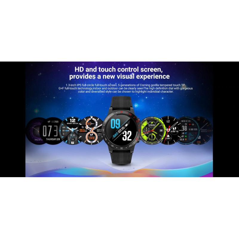 Смарт-годинник Lemfo M5S з GPS модулем та IPS дисплеєм