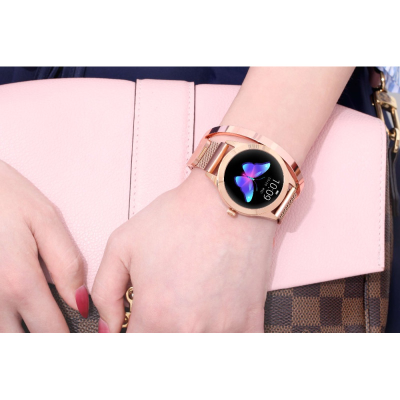 Стильний смарт-годинник KingWear KW10 із виміром пульсу та тиску