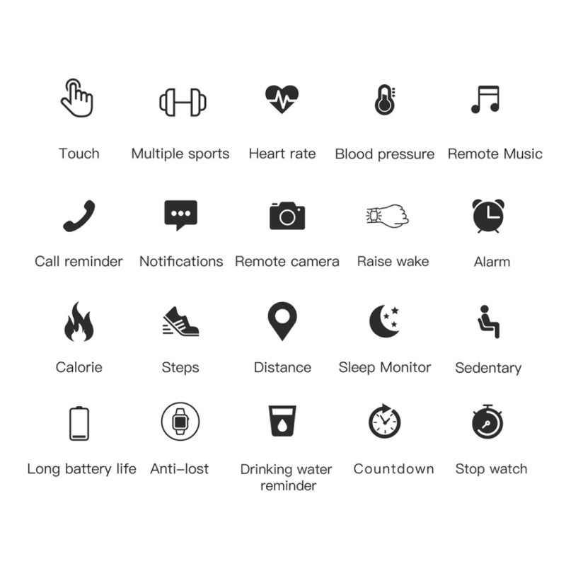 Смарт-годинник Lemfo L11 Metal Black з вимірюванням тиску та ЕКГ