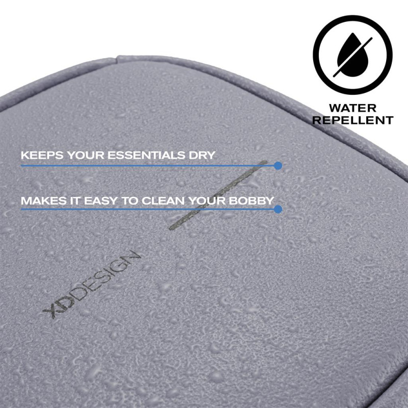 Стильний рюкзак антизлодій Xd Design Bobby Elle сірий (P705.222)