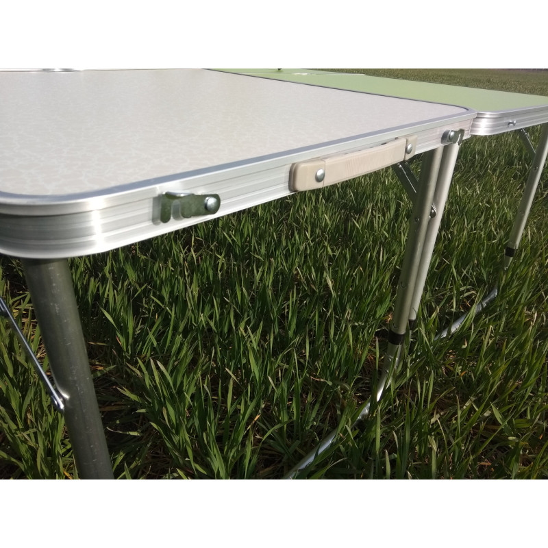 Посилений стіл для розкладної пікніка з 4 стільцями Easy Camping (білий)