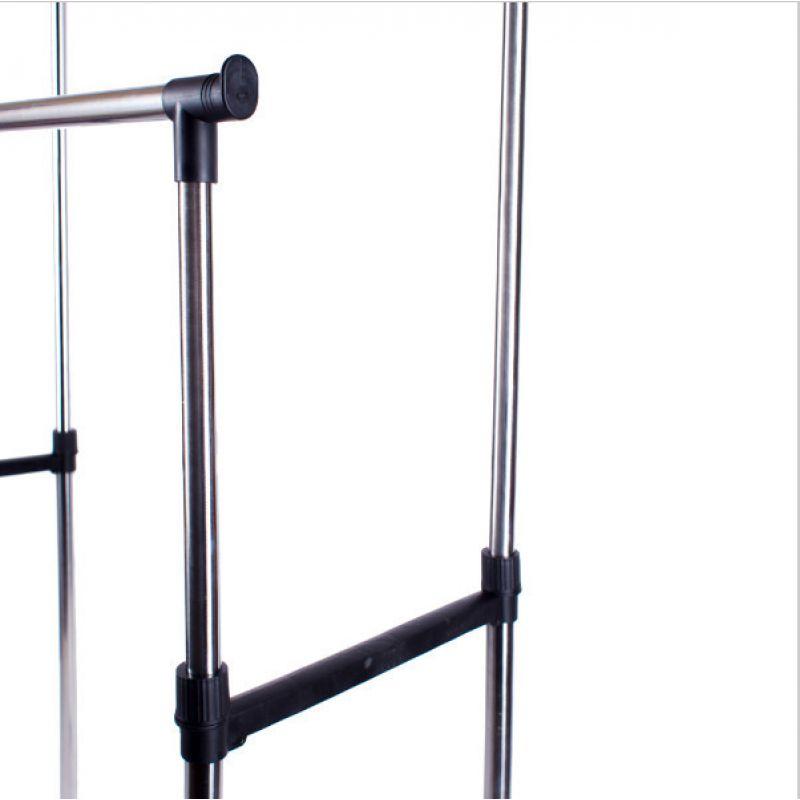 Телескопічна вішалка-стійка для одягу Double-Pole Casual Hanger (339 LR)