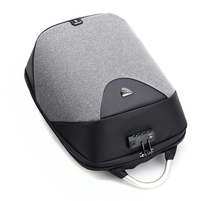 Міський рюкзак для ноутбука Arctic Hunter original grey із захистом від крадіжок та водозахистом (B00208)